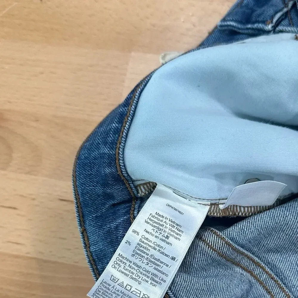 Madewell The Perfect Vintage Jean medium wash size 27 Classic Preppy - Picture 8 of 11